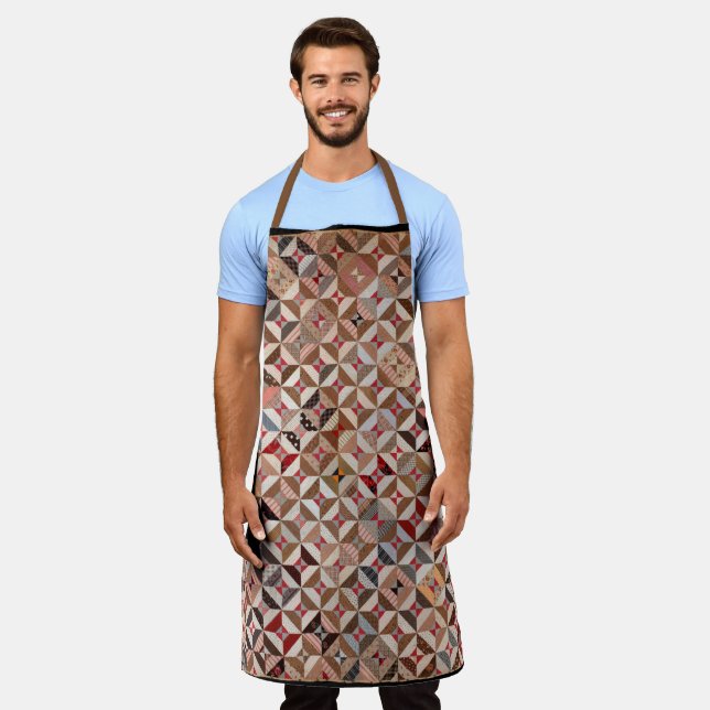 Spool quilt apron (Worn)