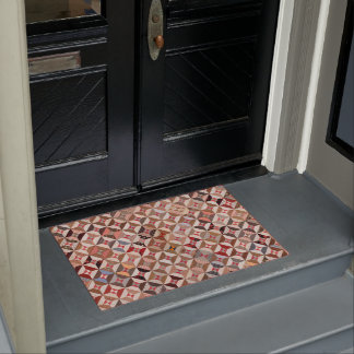 Spool quilt Door Mat