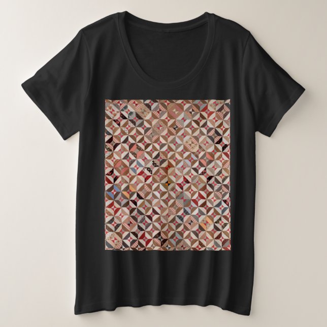 Spool quilt T-Shirt Plus Size T-Shirt (Design Front)