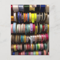 Spools of Ribbon Colourful NYC Garment District