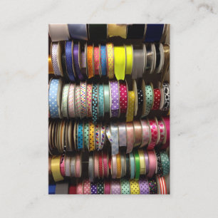Spools of Ribbon Sewing Fashion Costume Designer Business Card