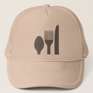Spoon Knife Fork Graphic Trucker Hat