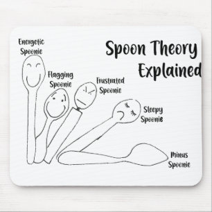 Spoon Theory Explained Mouse Pad