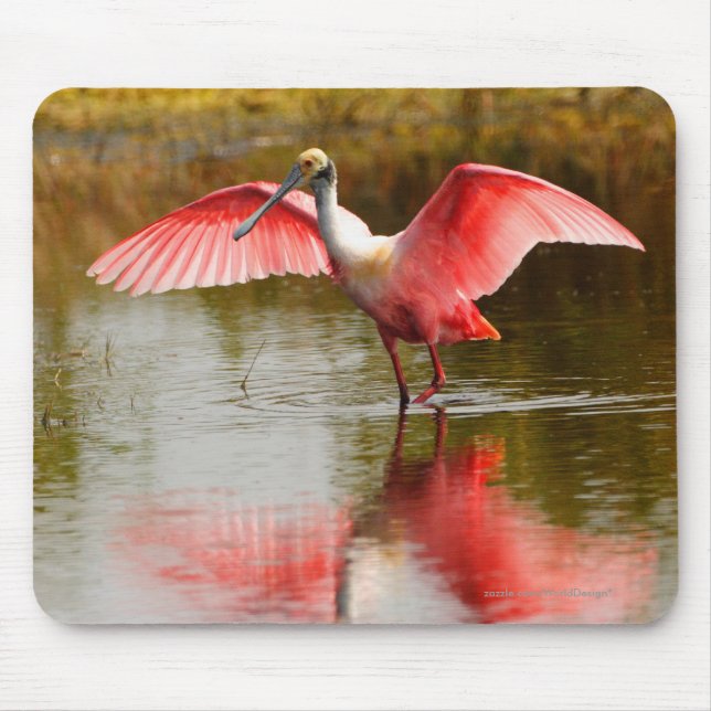 Spoonbill Mouse Pad (Front)