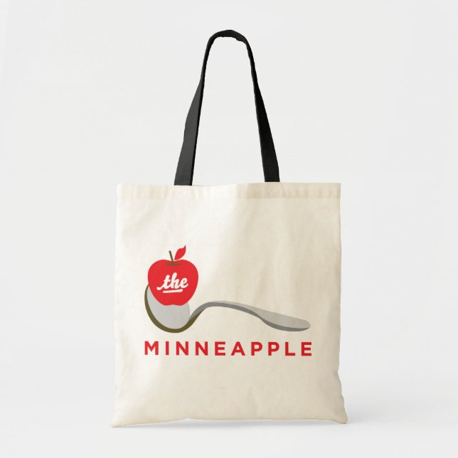 Spoonbridge and Minneapple Tote Bag (Front)