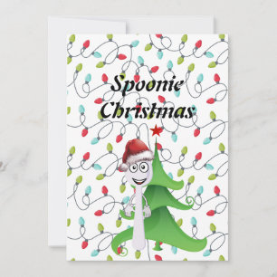 Spoonie Christmas Lights  Holiday Card