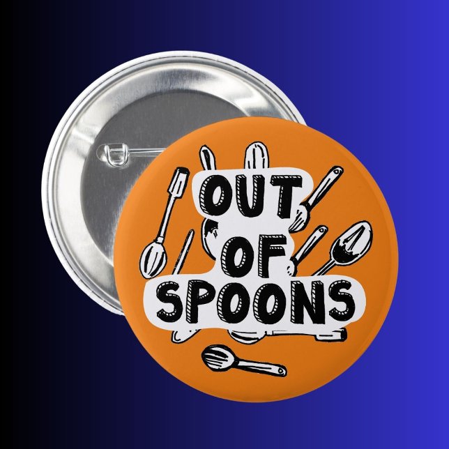 Spoonie pin badge (Spoonie pin)