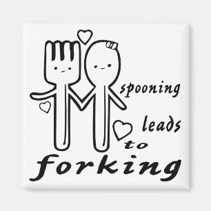 Spooning Leads To Forking #USAPatriotGraphics © Magnet