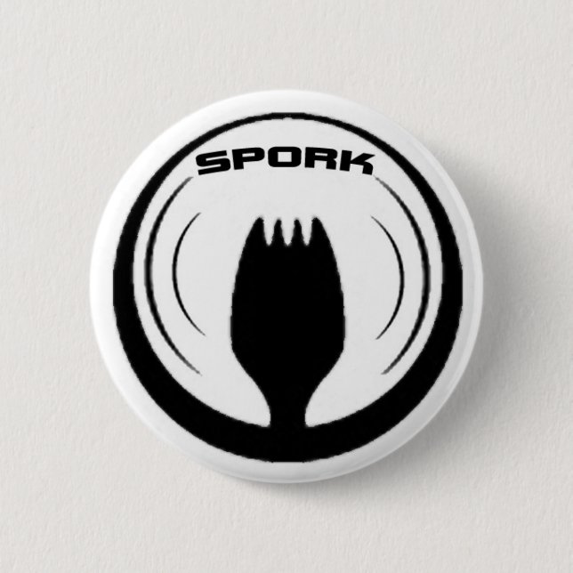 Sporky 6 Cm Round Badge (Front)