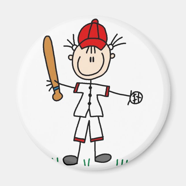Sport Baseball Magnet (Front)