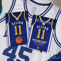 Sport Basketball 11 Birthday Invite