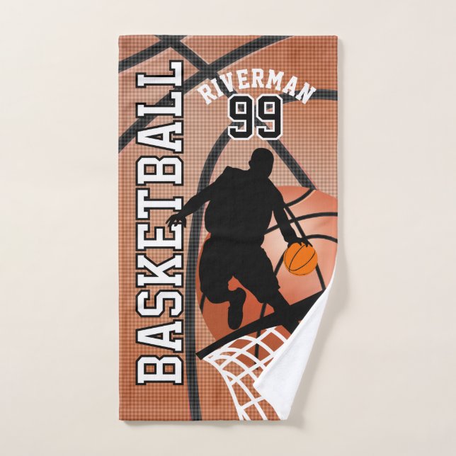 Sport 🏀 Basketball Player Hand Towel (Hand Towel)