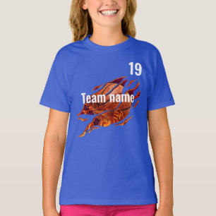 Sport basketball Team Field day Cheer Squad School T-Shirt