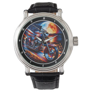 Sport Bike, American Moonlit Ride. Watch