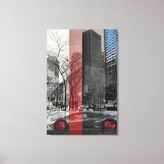 SPORT CART CANVAS PRINT (Front)
