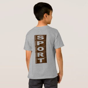 SPORT CHOCOLAT Light Steel T-shirt Kids DOS