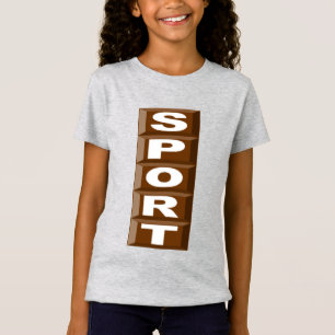 SPORT CHOCOLAT T-shirt jersey chopped girls