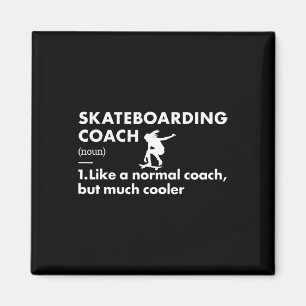 Sport Coach Definition Skateboarding Magnet