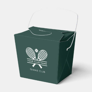 Sport Country Club Name Lawn Tennis Team Players Favour Box