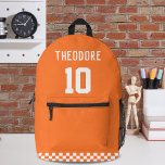 Sport Custom Personalised Player Name and Number  Printed Backpack<br><div class="desc">Sport Custom Personalised Player Name and Number Printed Backpack. Perfect Gift for Soccer/Football Loves. Easy to Personalise for an Awesome Gift for Back to School, Birthdays, Christmas, Holidays or any Special Occasion! Need help? or more matching products please feel free to send us a message about it in the chat...</div>