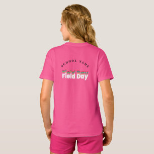 Sport Field day Red green yellow blue colour Team T-Shirt