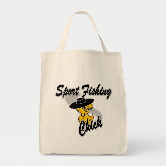 Sport Fishing Chick #4 Tote Bag (Front)