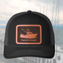 Sport Fishing Trawler Boat Captain Name 