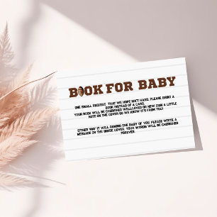 Sport Football book for baby request Card