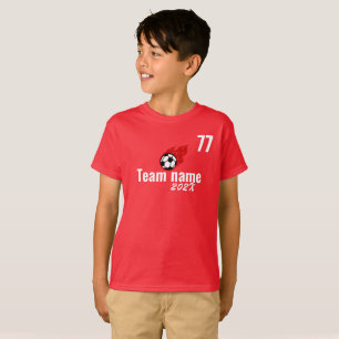 Sport football soccer Team Field day Cheer  School T-Shirt