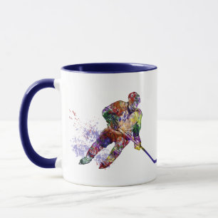 Sport Hockey Player colourful Mug