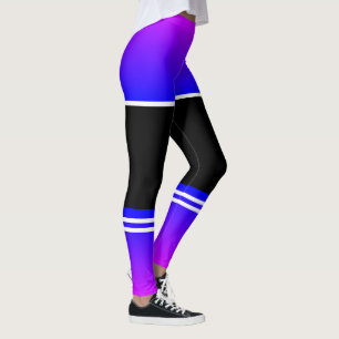 Sport Leggings with Faux Shorts and Socks