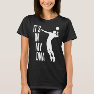 Sport Love Training Player Women DNA Volleyball T-Shirt