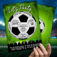Sport Lovers Soccer Ball Boys Birthday