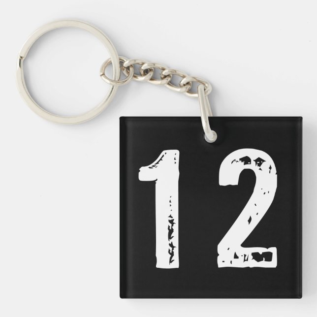 Sport number 12 key ring (Front)
