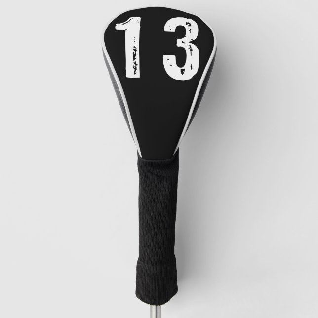 Sport number 13 golf head cover (Front)