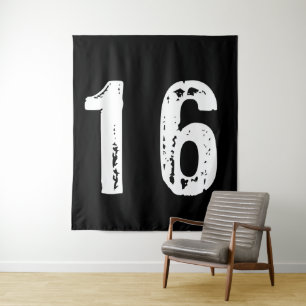 Sport number 16 tapestry