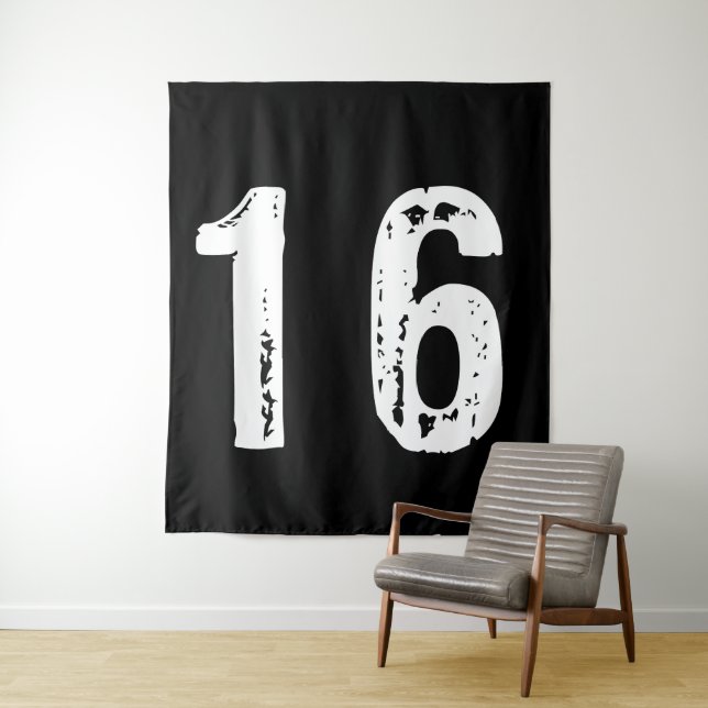 Sport number 16 tapestry (In Situ)