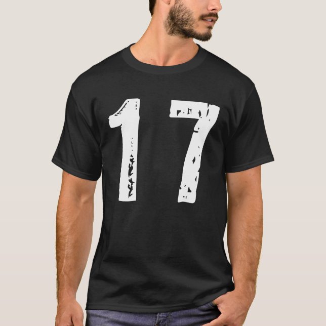 Sport number 17 T-Shirt (Front)