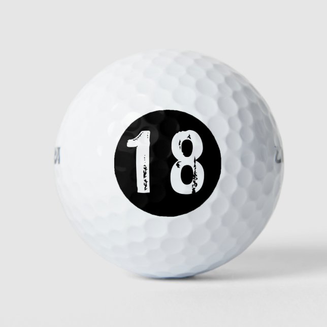 Sport number 18 golf balls (Front)