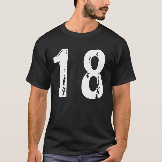 Sport number 18 T-Shirt (Front)