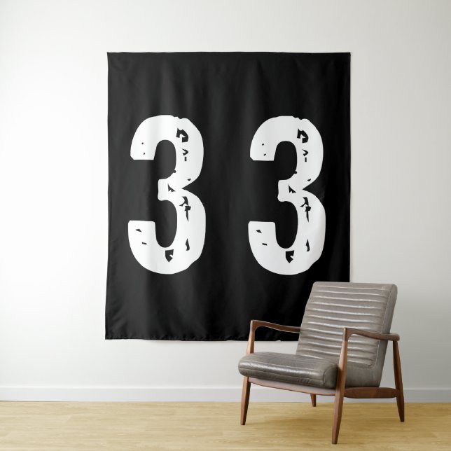 Sport number 33 tapestry (In Situ)