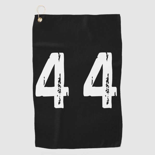 Sport number 44 golf towel (Front)