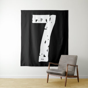 Sport number 7 tapestry
