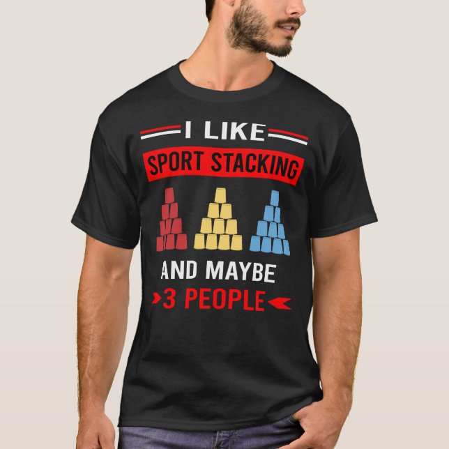 Sport Stacking Cup Stacking Speed Stacking Cups T-Shirt (Front)