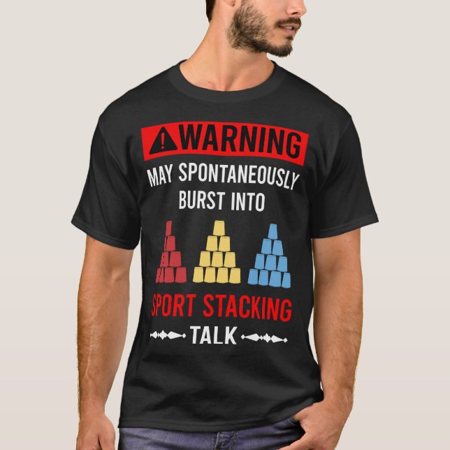 Sport Stacking Cup Stacking Speed Stacking Cups T-Shirt (Front)