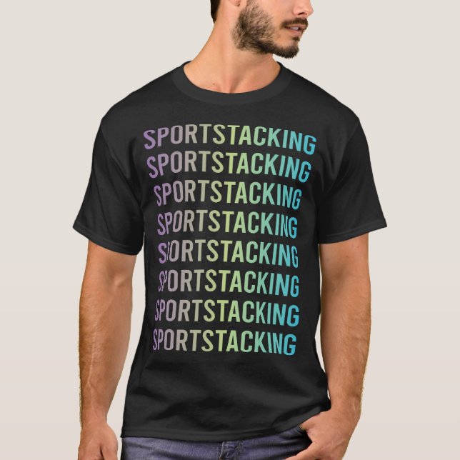 Sport Stacking Cup Stacking Speed Stacking Cups T-Shirt (Front)
