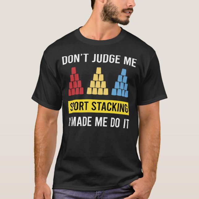 Sport Stacking Cup Stacking Speed Stacking Cups T-Shirt (Front)