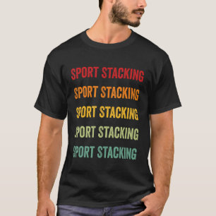 Sport Stacking Sport Stacking Hobbyist Rainbow De T-Shirt