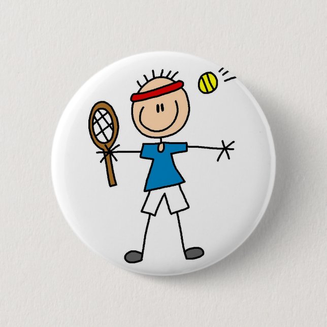 Sport Tennis Button (Front)