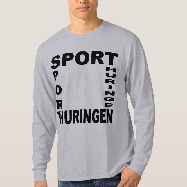 SPORT THURINGEN Basic Gray T-shirt (Front)